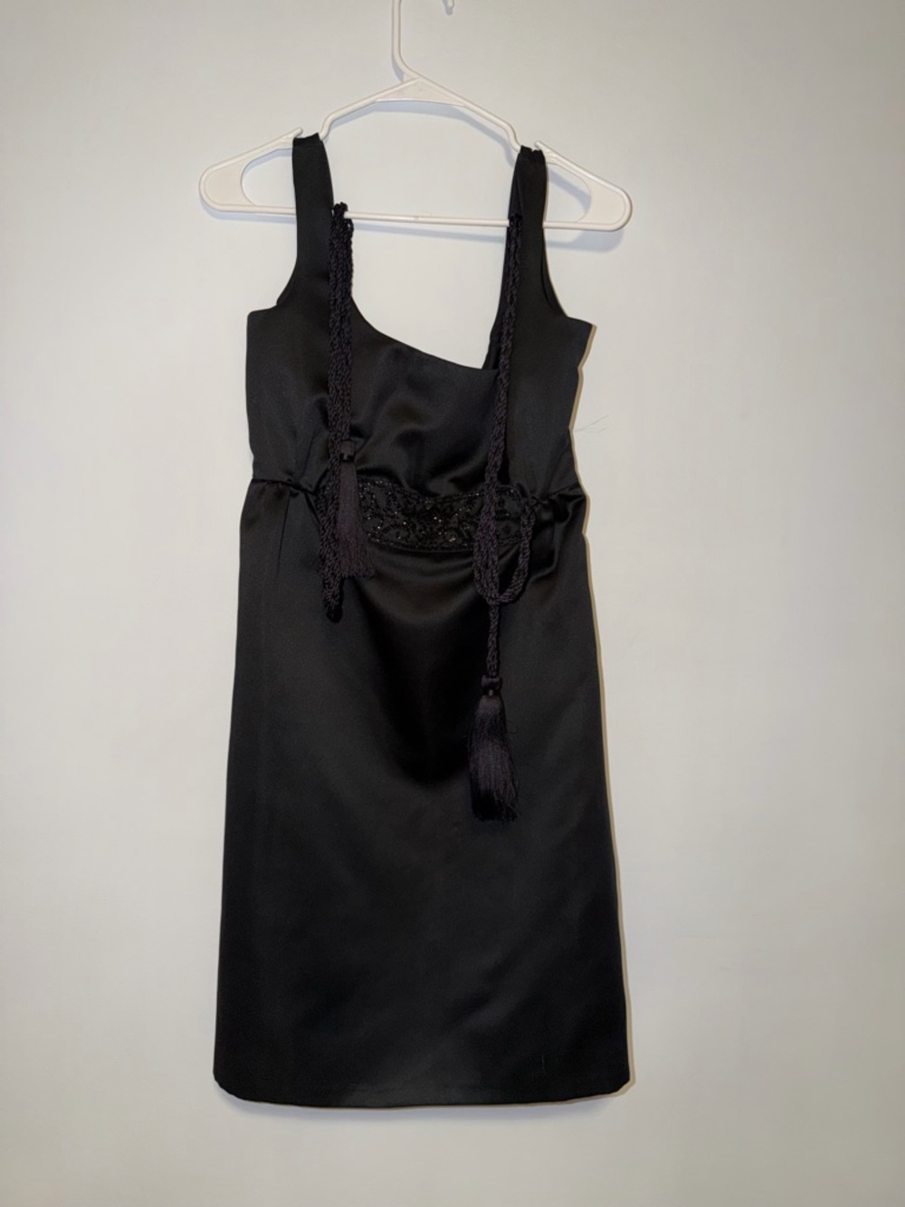 Paul Smith Black Midi Dress with Tassel Detail